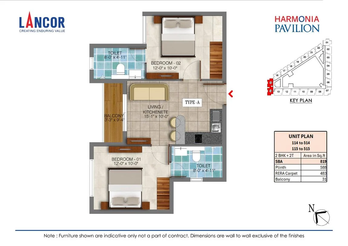 Type A unit plan